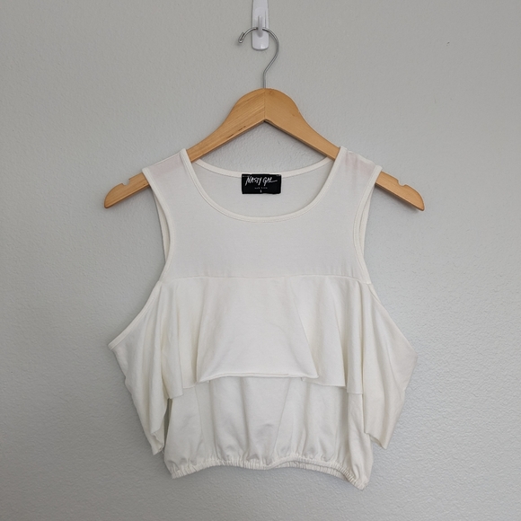 NEW nasty gal white off the shoulder top - Picture 5 of 9